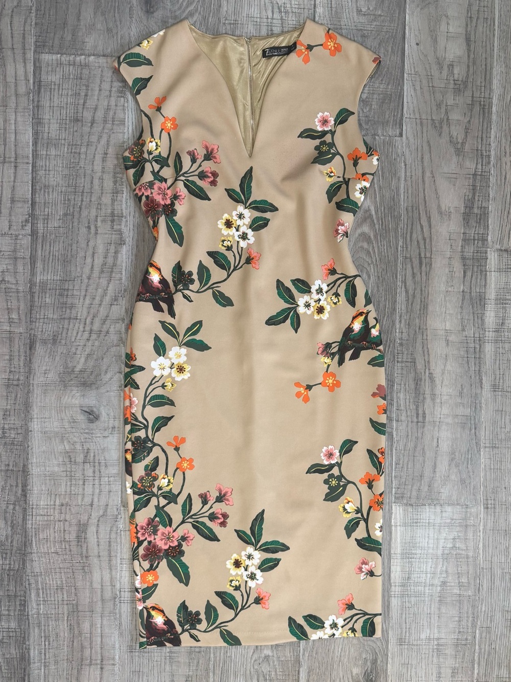 Floral Sheath Dress Size Medium